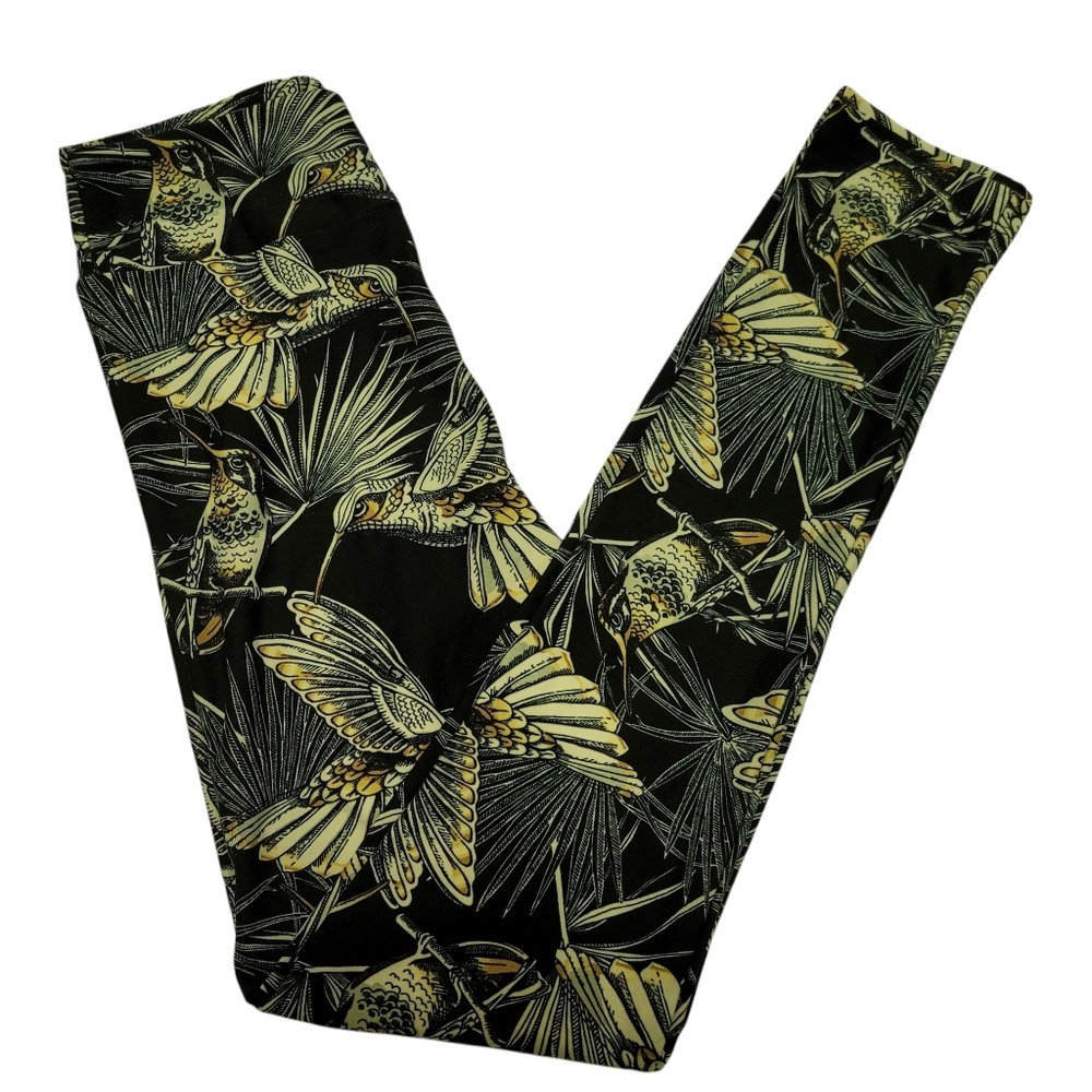 Lularoe Blue Bird Leggings Tween